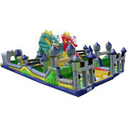 Dinosaur inflatable amusement park